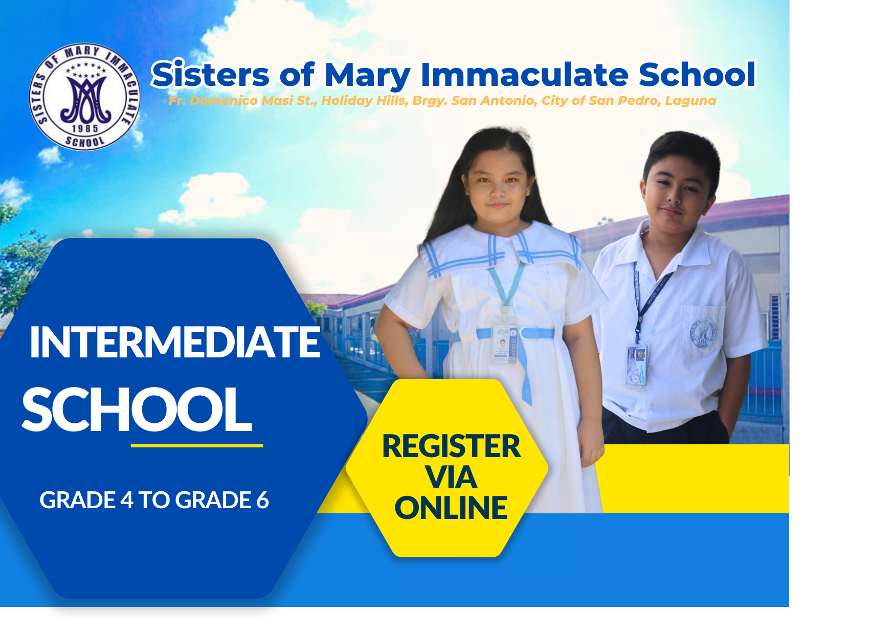 Online Application And Enrollment Sisters Of Mary Immaculate School