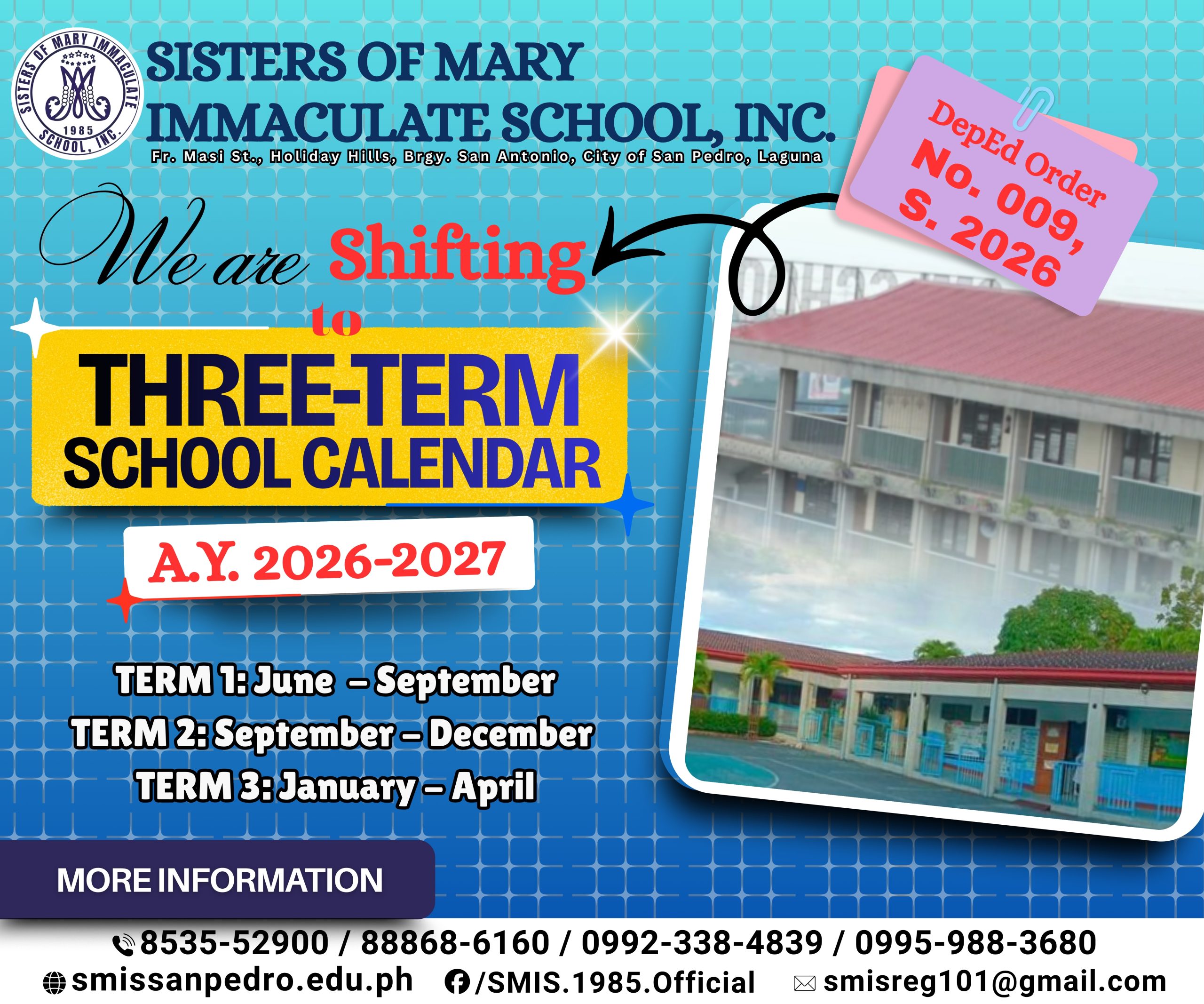 Three-Term School Calendar